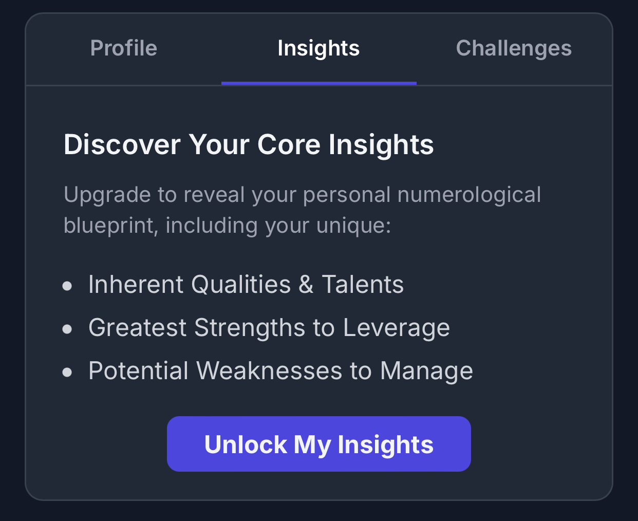 Discover Your Core Insights And Unique Strengths